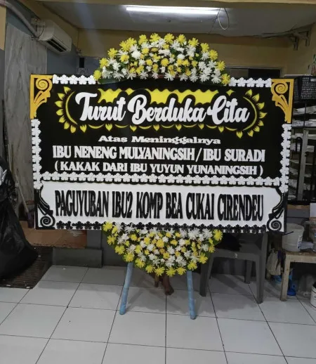 Papan Bunga Duka Matraman
