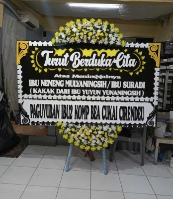 Papan Bunga di Matraman